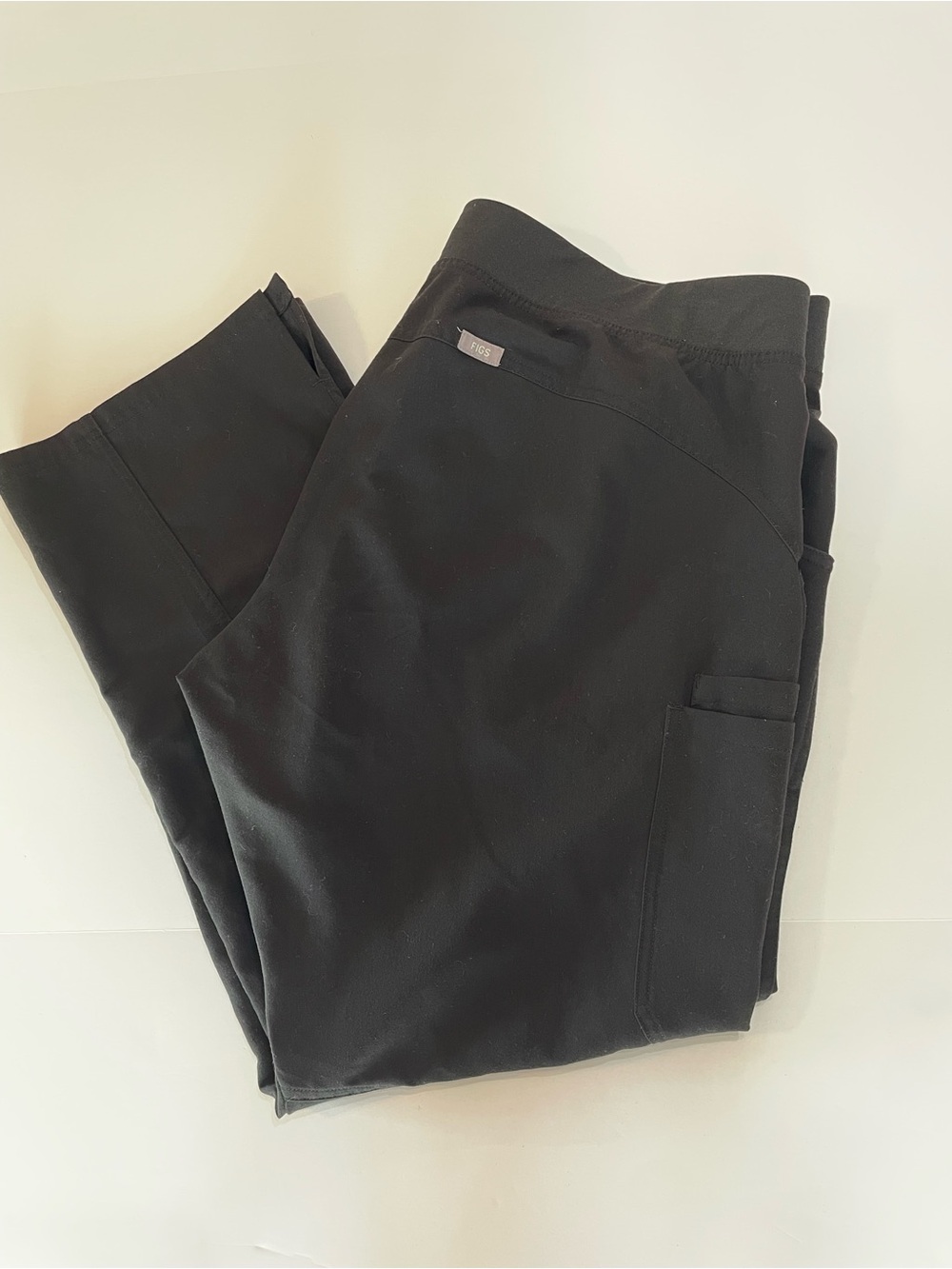 FIGS Black Kade Cargo Straight Leg Scrub Pants T21004 XXL